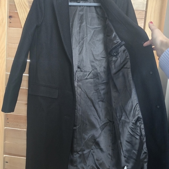 J.Crew topcoat Melton Wool by Manifatara di carnignano Italy Winter Long Coat - Picture 11 of 15